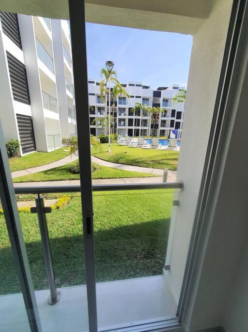 Casa Azul Las Ceibas Manzanillo depto frente a la alberca Esterno foto